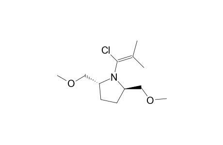 N-[1'-Chloro-2-methyl-2'-propen-1'-yl]-2,5-bis(methoxymethyl)pyrrolidine