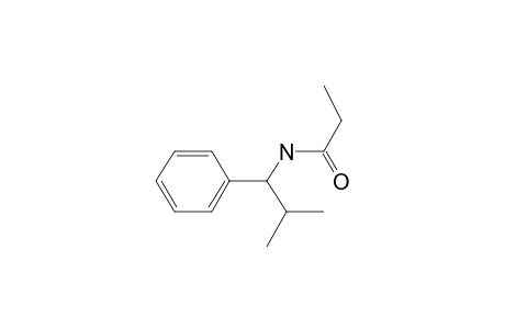 n-(2-Methyl-1-phenylpropyl)propanamide