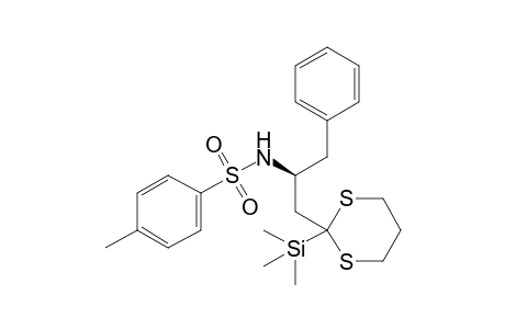 4-Methyl-N-[(2S)-1-phenyl-3-(2-trimethylsilyl-1,3-dithian-2-yl)propan-2-yl]benzenesulfonamide