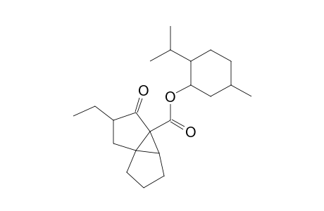 l-Menthyl 3-ethyl-4-oxotricyclo(4.3.0.0(1,))nonane-5-carboxylate