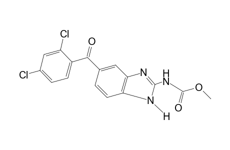 5-(2,4-DICHLOROBENZOYL)-2-BENZIMIDAZOLECARBAMIC ACID, METHYL ESTER