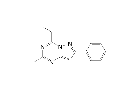 4-ethyl-2-methyl-7-phenylpyrazolo[1,5-a]-s-triazine