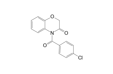 Benz[b]1,4-oxazin-3(2H)-one, 4-(4-chlorobenzoyl)-