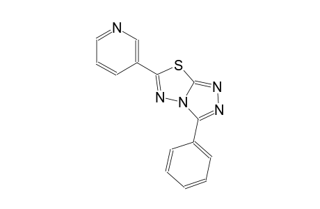 3-phenyl-6-(3-pyridinyl)[1,2,4]triazolo[3,4-b][1,3,4]thiadiazole