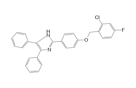 2-[4-(2-chloro-4-fluoro-benzyl)oxyphenyl]-4,5-diphenyl-1H-imidazole
