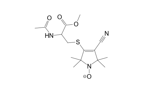 Methyl 2-acetamido-3-(4-cyano-2,2,5,5-tetramethyl-1-oxyl-2,5-dihydro-1H-pyryrrol-3-ylthio)propanoate radical