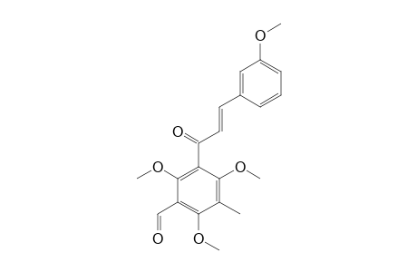 3'-FORMYL-2',3,4',6'-TETRAMETHOXY-5'-METHYL-CHALCONE