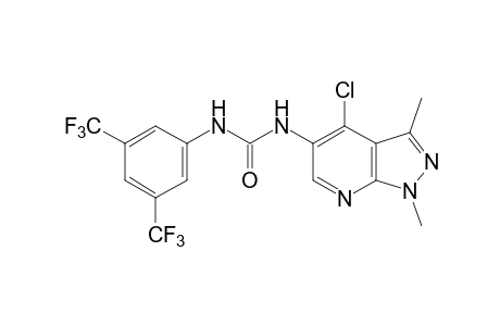 1-(4-chloro-1,3-dimethyl-1H-pyrazolo[3,4-b]pyridin-5-yl)-3-(alpha,alpha,alpha,alpha',alpha',alpha'-hexafluoro-3,5-xylyl)urea