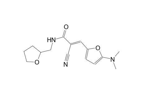 (2E)-2-cyano-3-[5-(dimethylamino)-2-furyl]-N-(tetrahydro-2-furanylmethyl)-2-propenamide