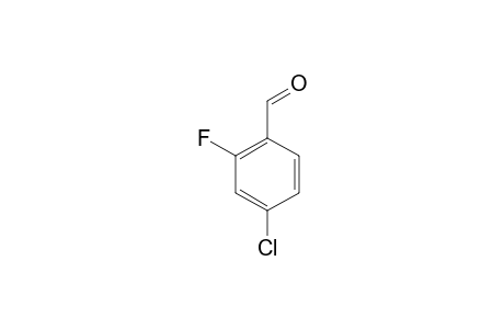 4-Chloro-2-fluorobenzaldehyde