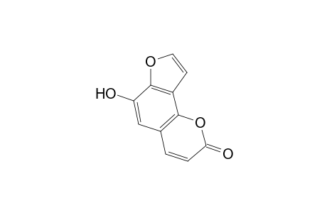 6-hydroxy-2H-furo[2,3-h]-1-benzopyran-2-one