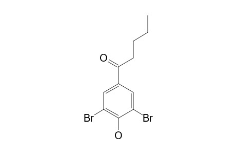 3',5'-dibromo-4'-hydroxyvalerophenone