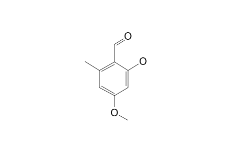 Benzaldehyde, 2-hydroxy-4-methoxy-6-methyl-