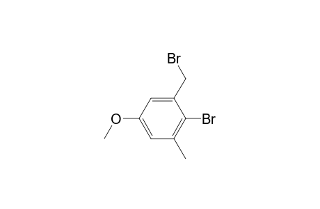 2-bromo-1-(bromomethyl)-5-methoxy-3-methylbenzene