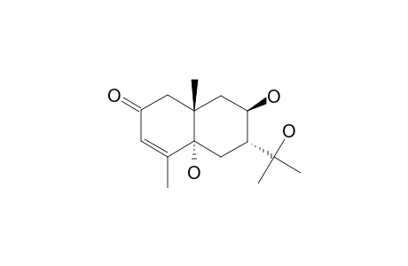 KANDENOL_B;7-EPI-5,8,11-TRIHYDROXY-3-EUDESMEN-2-ONE