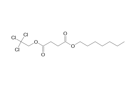 Succinic acid, heptyl 2,2,2-trichloroethyl ester