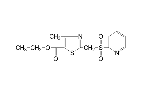 4-methyl-2-{[(2-pyridyl)sulfonyl]methyl}-5-thiazolecarboxylic acid, ethyl ester