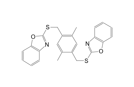 benzoxazole, 2-[[[4-[(2-benzoxazolylthio)methyl]-2,5-dimethylphenyl]methyl]thio]-