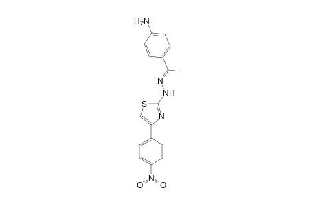 2-{2-[1-(4-aminophenyl)ethylidene]hydrazino}-4-(4-nitrophenyl)-1,3-