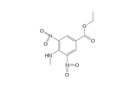 3,5-dinitro-p-(methylamino)benzoic acid, ethyl ester
