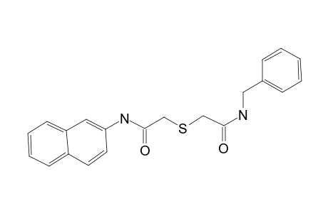 2-(Benzylcarbamoyl-methylsulfanyl)-N-naphthalen-2-yl-acetamide