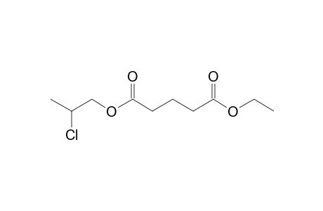 Glutaric acid, 2-chloropropyl ethyl ester