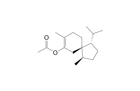 Spiro[4.5]dec-7-en-7-ol, 1,8-dimethyl-4-(1-methylethyl)-, acetate, (1.alpha.,4.beta.,5.alpha.)-(.+-.)-