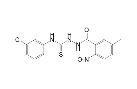 4-(m-chlorophenyl)-1-(6-nitro-m-toluoyl)-3-thiosemicarbazide