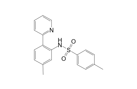 4-Methyl-N-{5-methyl-2-(pyridin-2-yl)phenyl}benzenesulfonamide