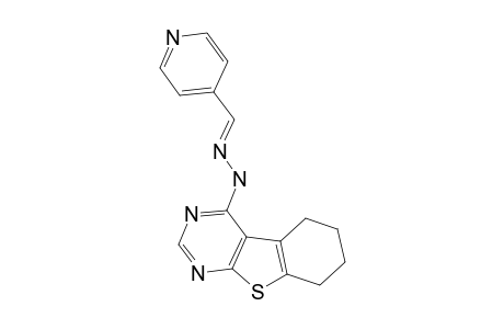 4-[2-(PYRIDIN-4-YL-METHYLIDENE)-HYDRAZINO]-5,6,7,8-TETRAHYDRO-[1]-BENZO-THIENO-[2,3-D]-PYRIMIDINE