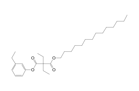 Diethylmalonic acid, 3-ethylphenyl tetradecyl ester