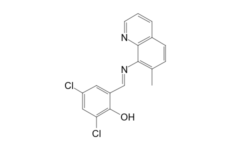 2,4-dichloro-6-[N-(7-methyl-8-quinolyl)formimidoyl]phenol