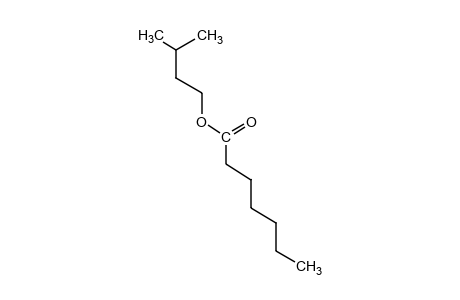 heptanoic acid, isopentyl ester