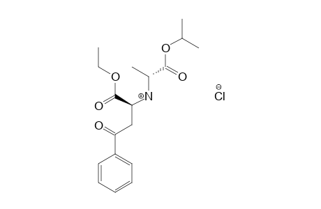 (1S,2R)-2-[1-(1-METHYLETHOXYCARBONYL)-ETHYLAMINO]-4-OXO-4-PHENYL-BUTYRIC-ACID-ETHYLESTER-HYDROCHLORIDE