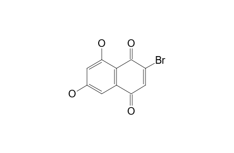 3-Bromo-5,7-dihydroxy-1,4-naphthoquinone