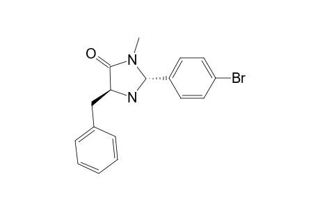 (2R,5S)-5-BENZYL-2-(4-BROMOPHENYL)-3-METHYL-IMIDAZOLIDIN-4-ONE