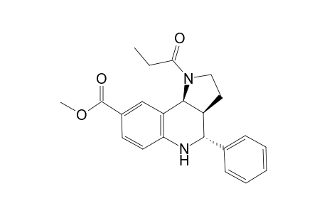 (3aS,4R,9bS)-exo-4-Phenyl-1-propionyl-2,3,3a,4,5,9b-hexahydro-1H-pyrrolo[3,2-c]quinolin-8-carboxylic acid methyl ester