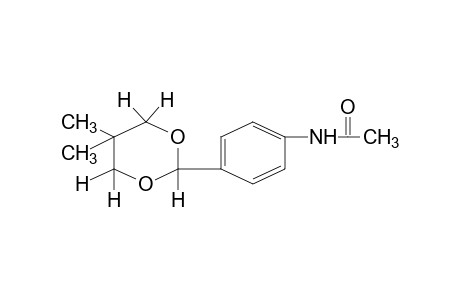 4'-(5,5-dimethyl-m-dioxan-2-yl)acetanilide