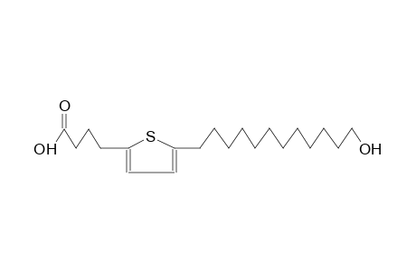 2-[3'-(Hydroxycarbonyl)propyl]-5-(12"-hydroxydodecyl)thiophene
