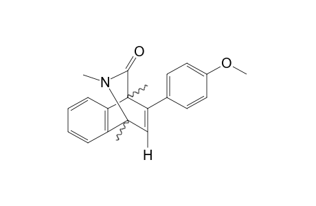 1,4-dihydro-9-(p-methoxyphenyl)-1,2,4-trimethyl-1,4-ethenoisoquinolin-3-(2H)-one