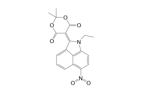 5-(1-Ethyl-6-nitrobenz[cd]indol-2(1H)-ylidene)-2,2-dimethyl-1,3-dioxane-4,6-dione