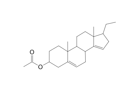 Acetic acid, 17-(1-hydroxy-ethyl)-10,13-dimethyl-2,3,4,7,8,9,10,11,12,13,16,17-dodecahydro-1H-cyclopenta[a]phenanthren-3-yl ester