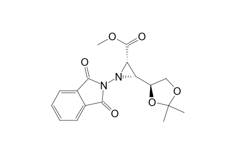 Methyl 3-[(4S)-2,2-dimethyl-1,3-dioxolan-4-yl]-1-phthalimidoaziridine-2-carboxylate