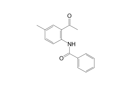 N-(2-acetyl-4-methylphenyl)benzamide