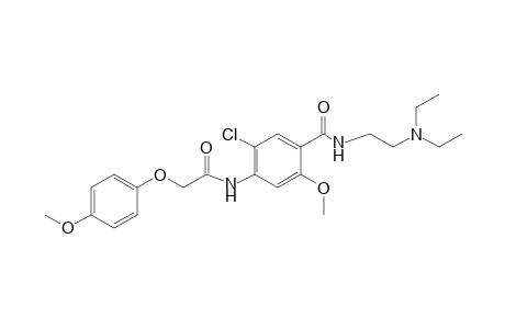 6'-chloro-4'-{[2-(diethylamino)ethyl]carbamoyl}-2-(p-methoxyphenoxy)-m-acetanisidide