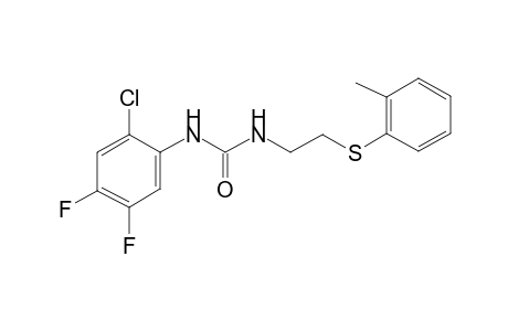 1-(2-Chloro-4,5-difluoro-phenyl)-3-(2-O-tolylsulfanyl-ethyl)-urea