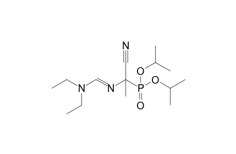 Diisopropyl 1-cyano-1-{[(diethylamino)methylidene]amino}ethylphosphonate