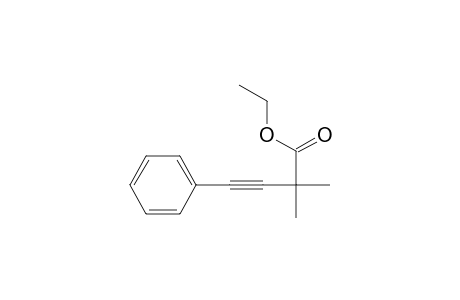 3-Butynoic acid, 2,2-dimethyl-4-phenyl-, ethyl ester