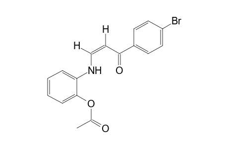 cis-4'-Bromo-3-(o-hydroxyanilino)acrylophenone, acetate(ester)