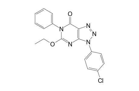 3,6-Dihydro-3-(4-chlorophenyl)-6-phenyl-5-ethoxy-7H-1,2,3-triazolo[4,5-d]pyrimidin-7-one